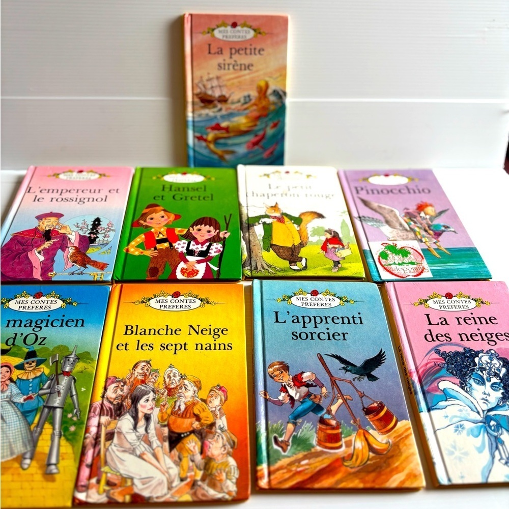 Mes Contes Préférés 1989 Book Set of 9
